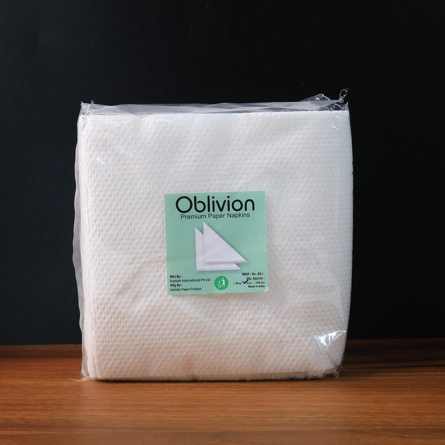 Soft & Absorbent Disposable Tissue Napkins / Paper (75 Pc)