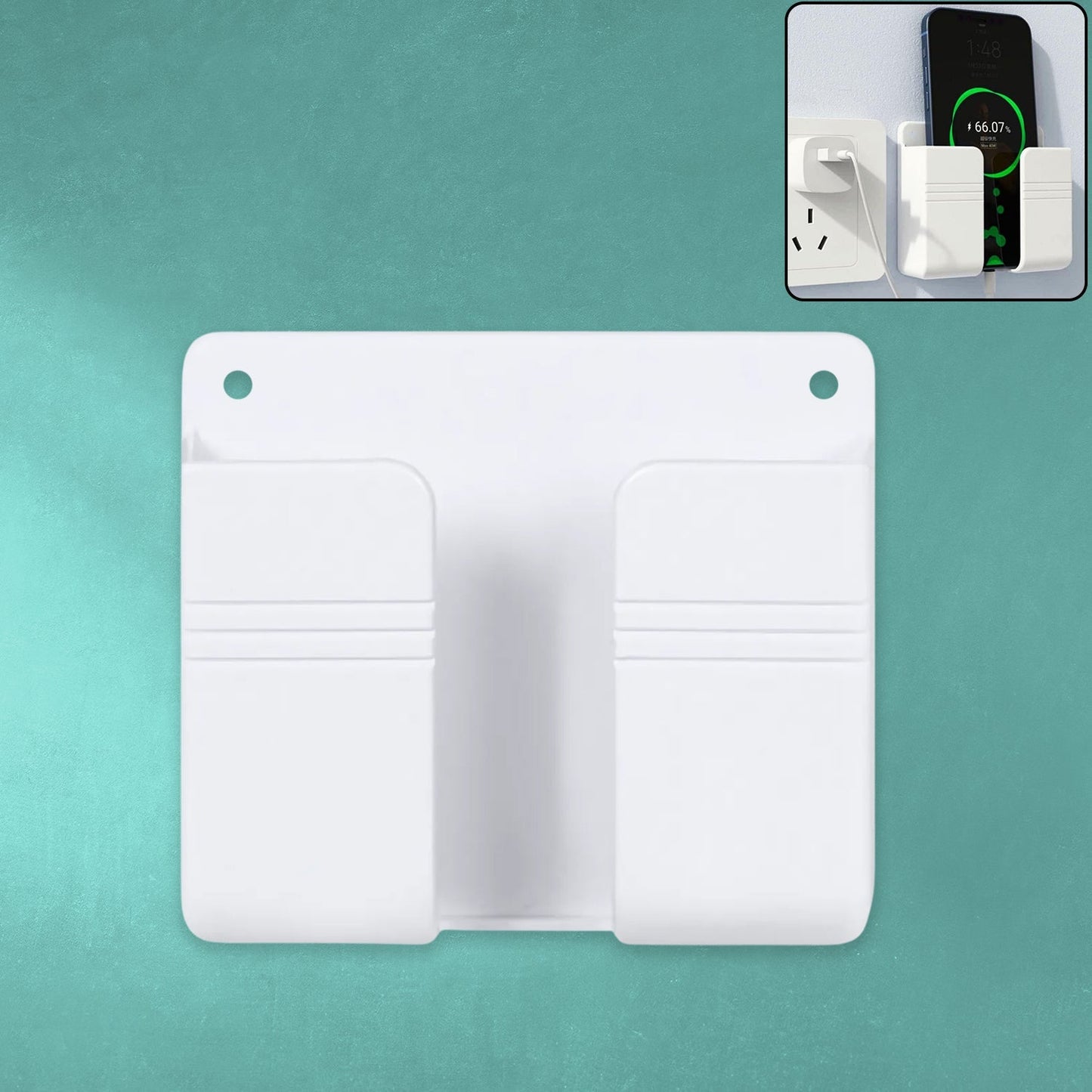 Wall Mount Self-Adhesive Mobile Phone Holder Stand (1 Pc)