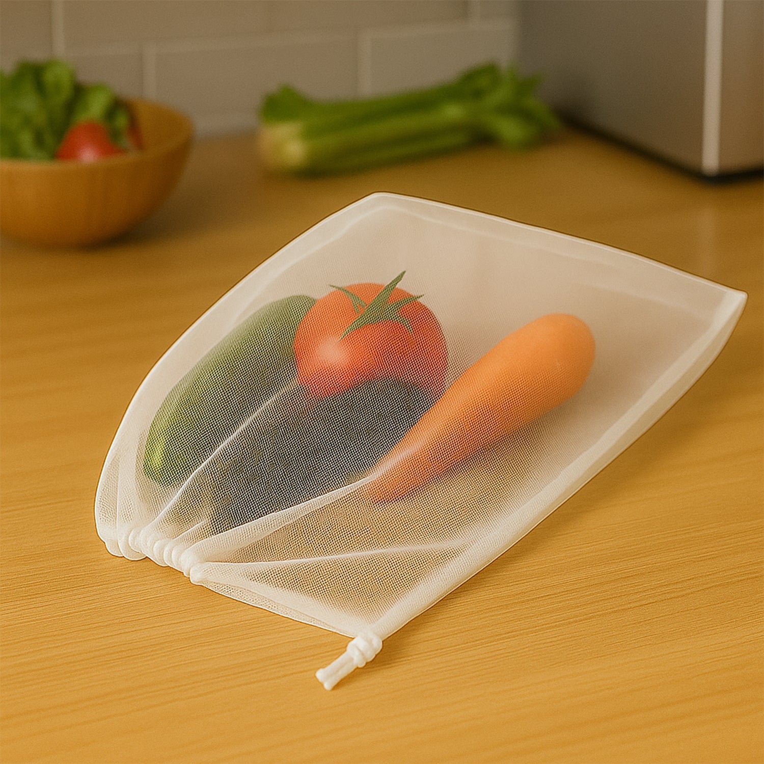 Reusable Grocery Mesh Bags