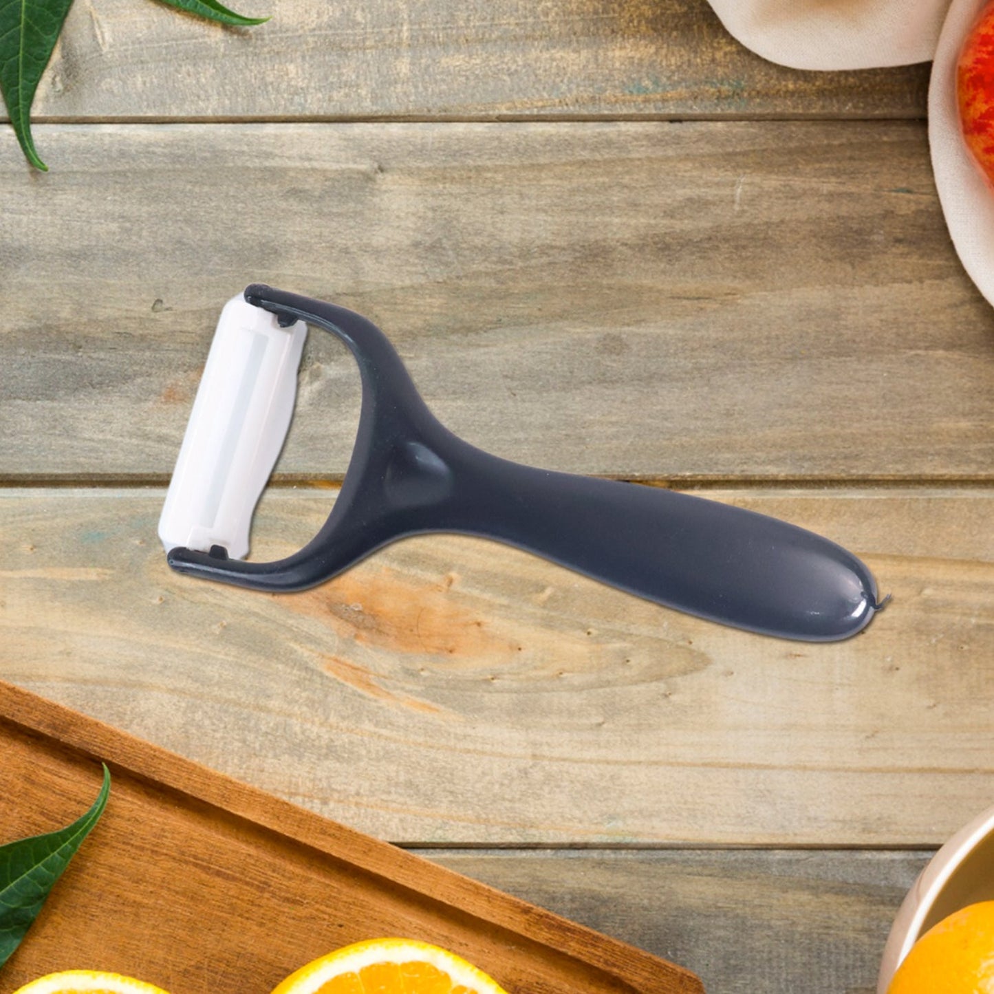 6 Pcs Professional Kitchen Knife Set with Chef Knives, Cleaver, Peeler & Scissors